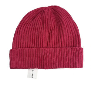 Lane Bryant Knit Cuffed‎ Beanie Acrylic Watch Hat Winter Cap Pull On Beanie Pink